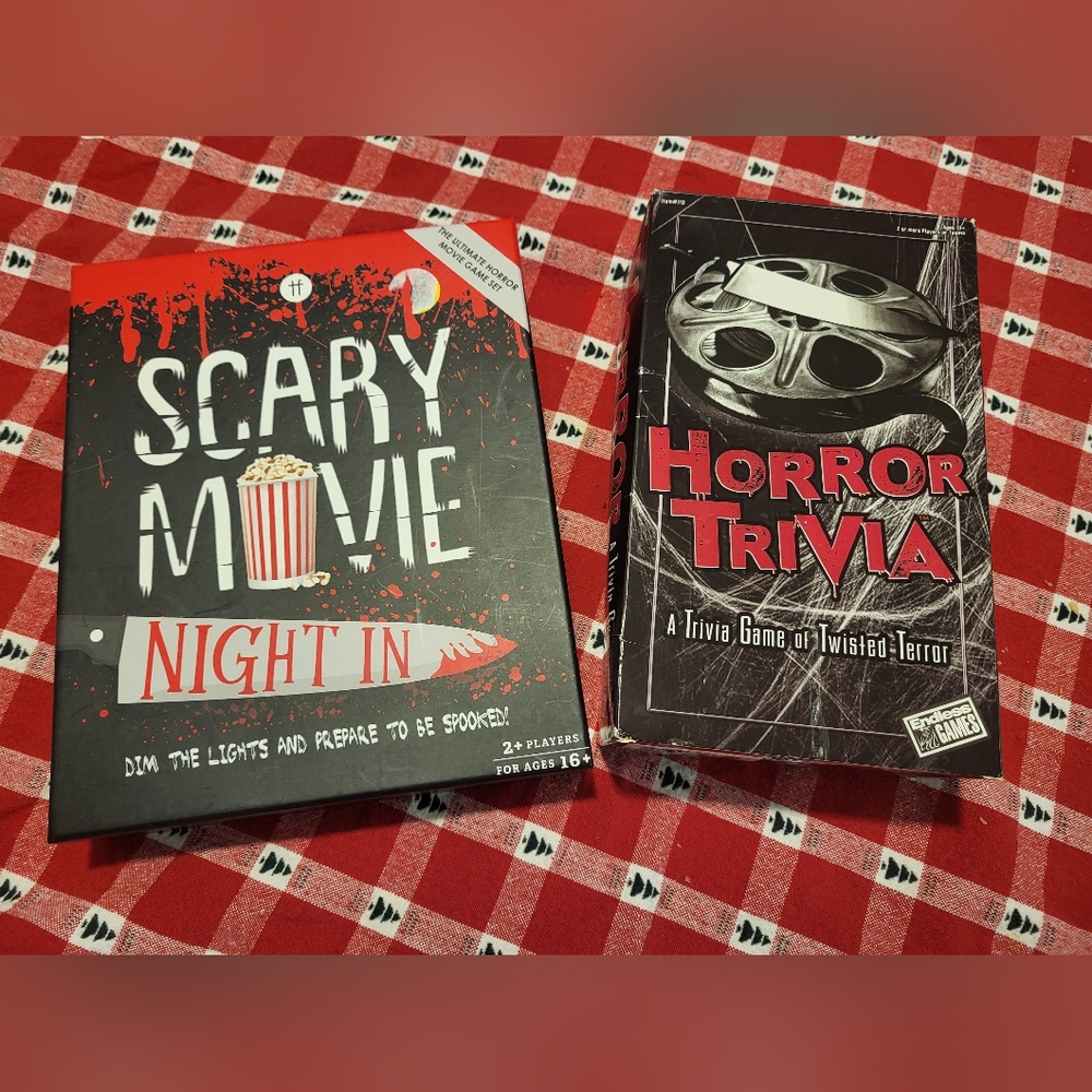 Horror Movie Trivia Game Lot